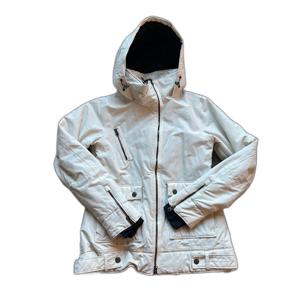 HOLDEN RAMBLER SKI JACKET BONE WHITE WATER RESISTANT INSULATED SZ SMALL